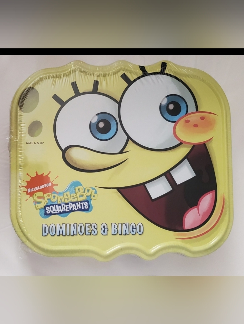 New in Tin Dominos & Spinner Bingo Games SpongeBob SquarePants